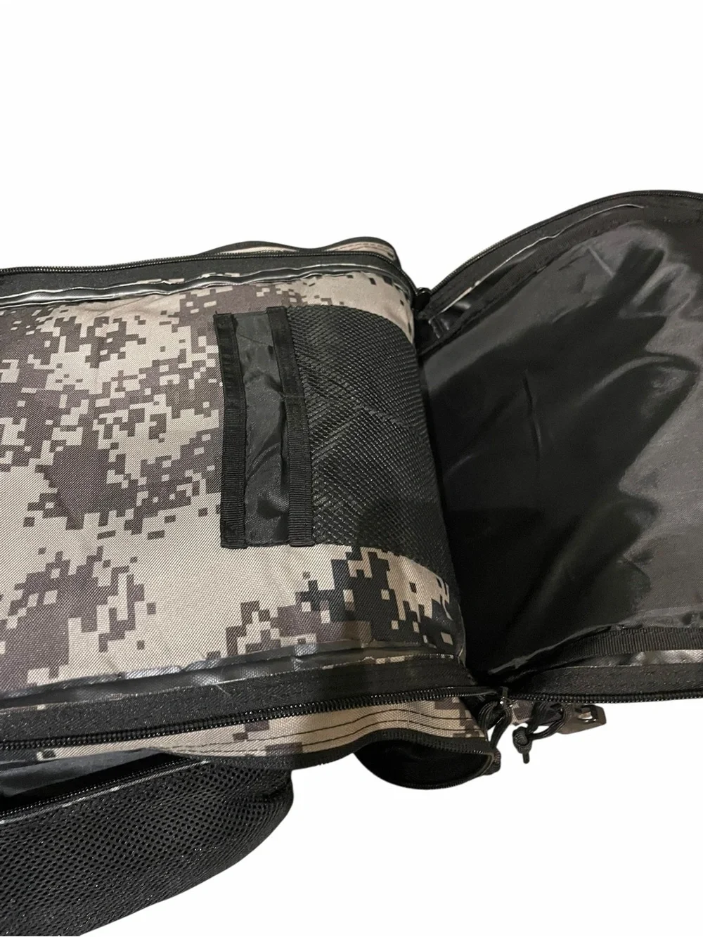 Tactical Digital Camo Men’s Backpack - Black/Grey